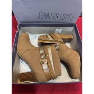 Jeniffer Lopez Women’s Cognac Boots Size 9.5